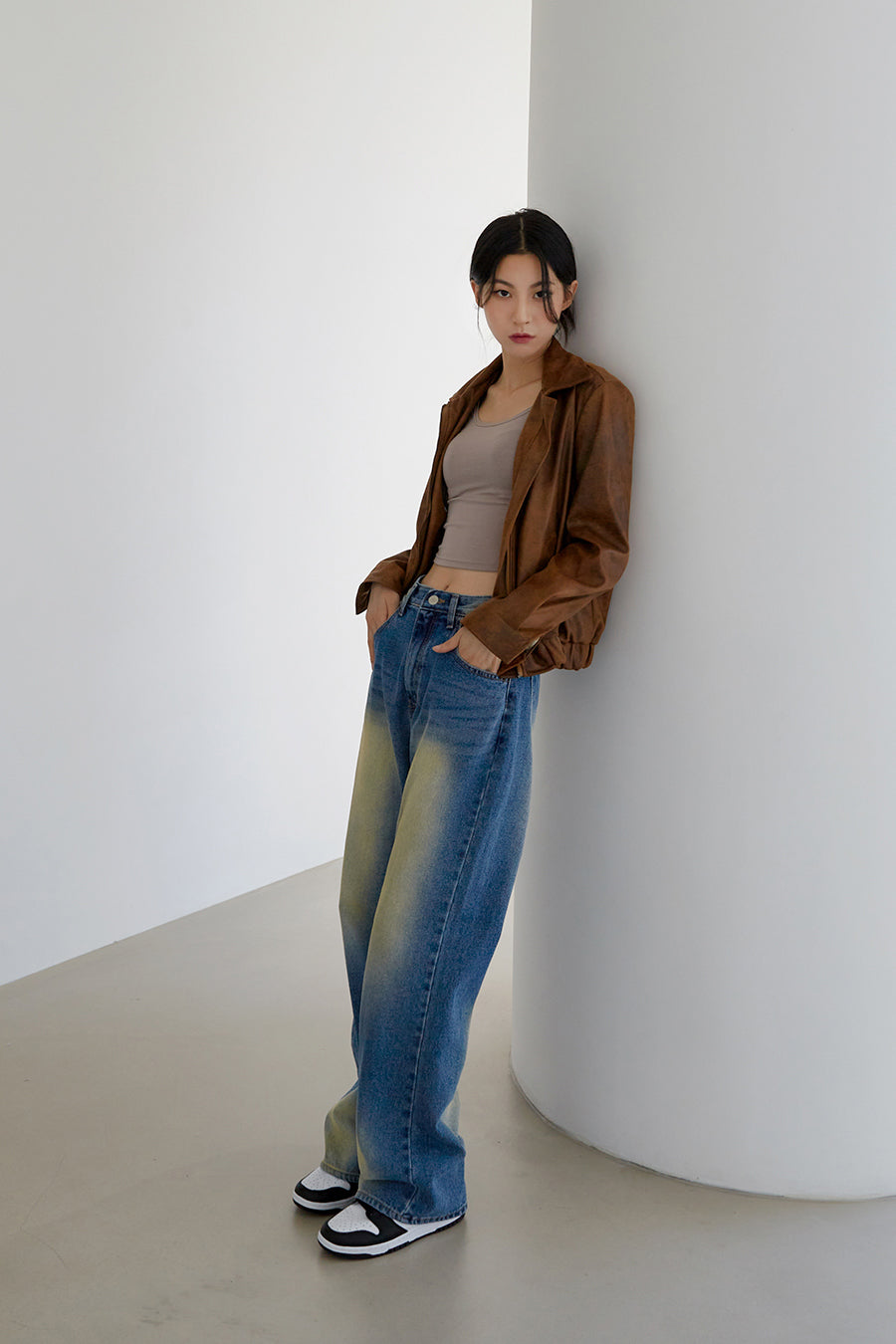 Faux Leather Jacket J23