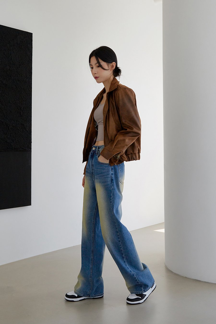 Faux Leather Jacket J23