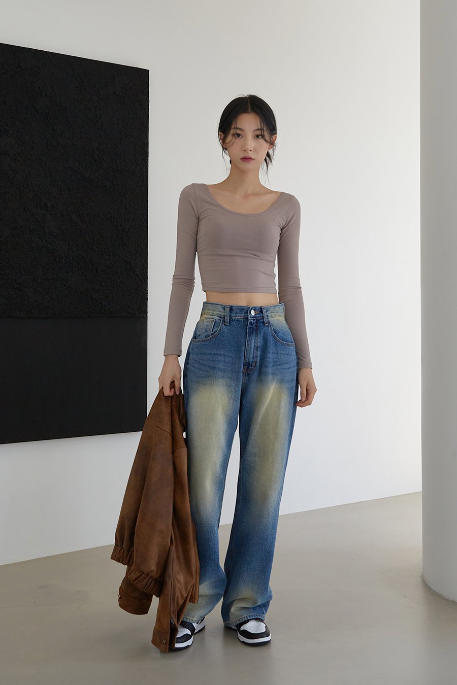 Faux Leather Jacket J23