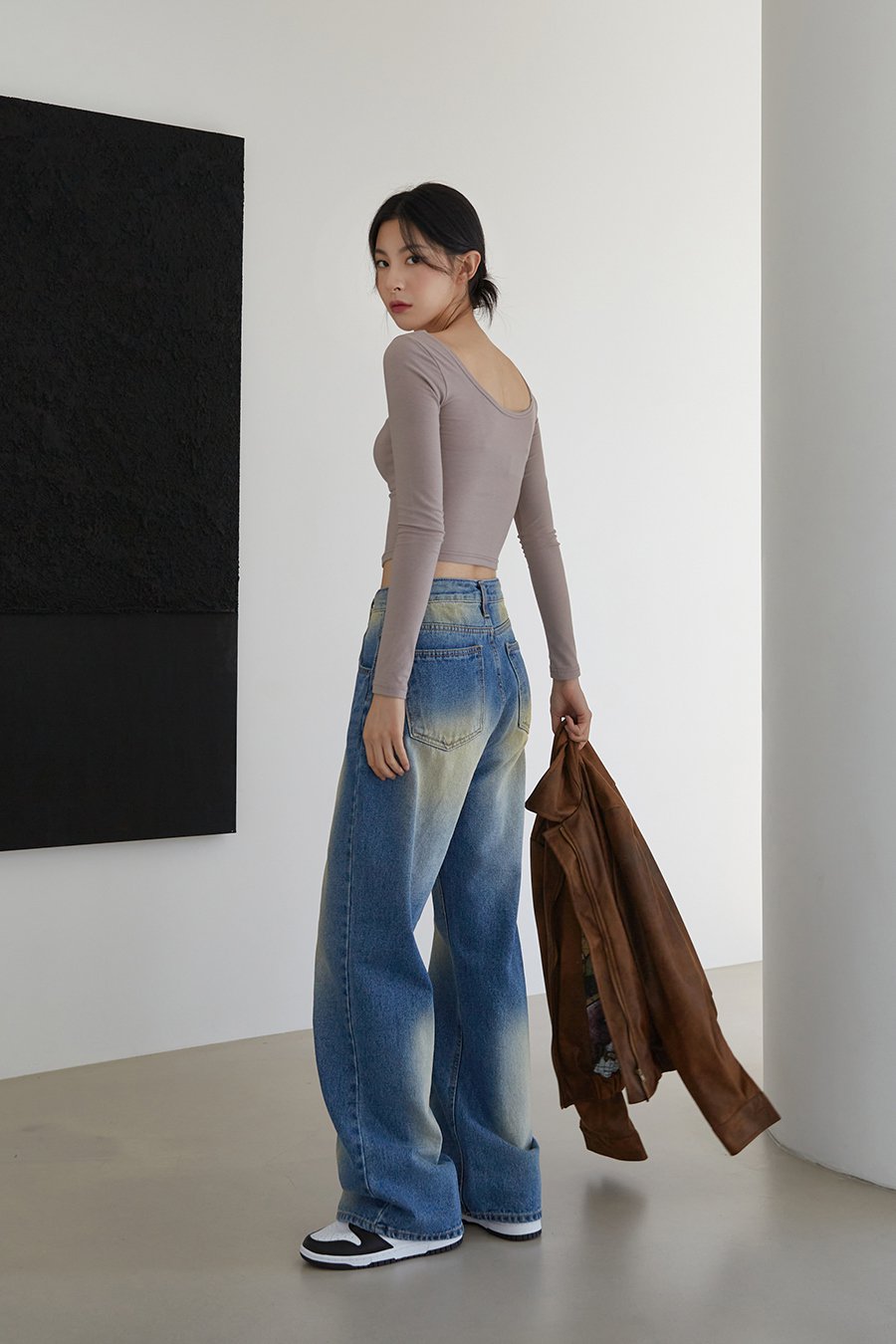 Faux Leather Jacket J23