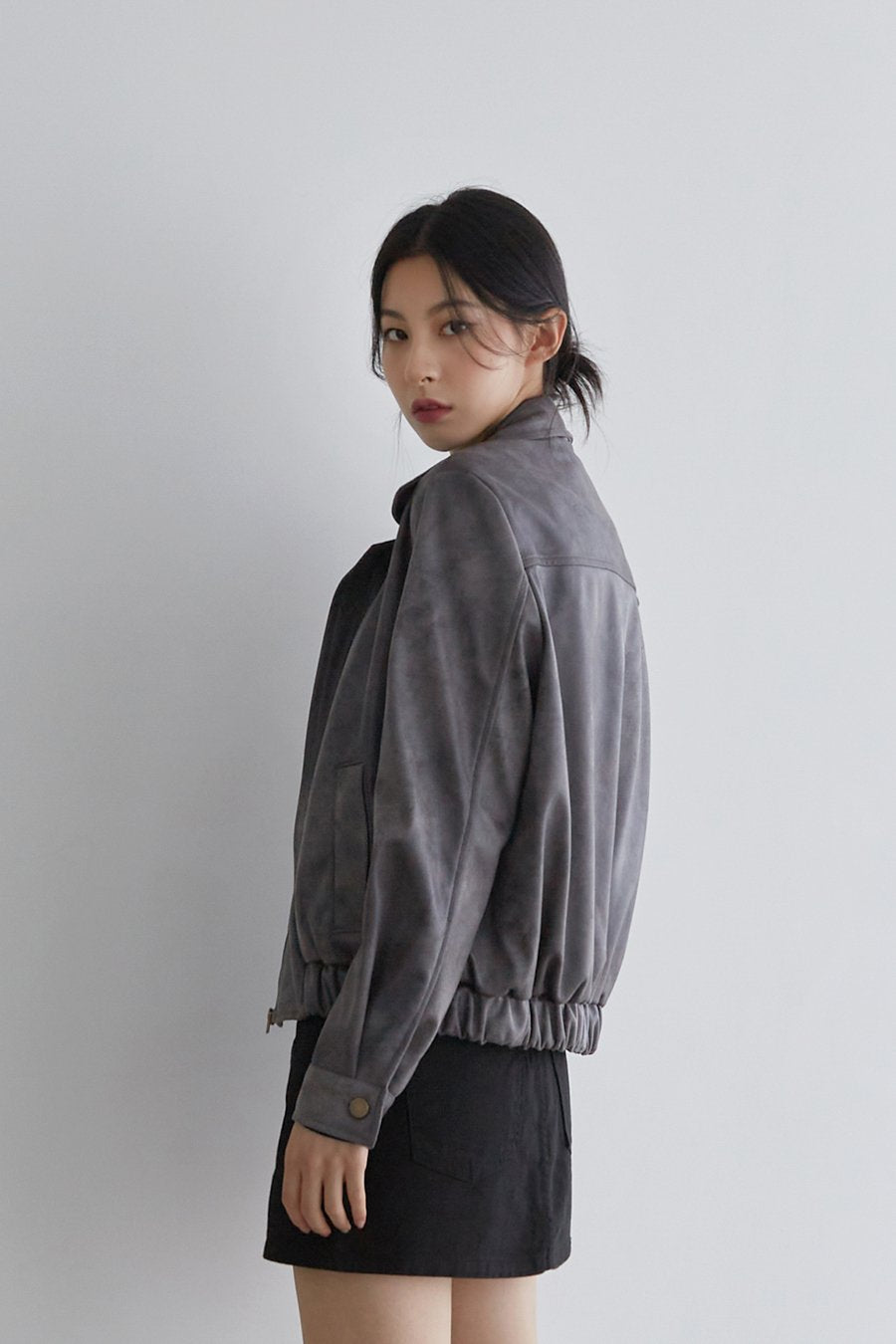 Faux Leather Jacket J23