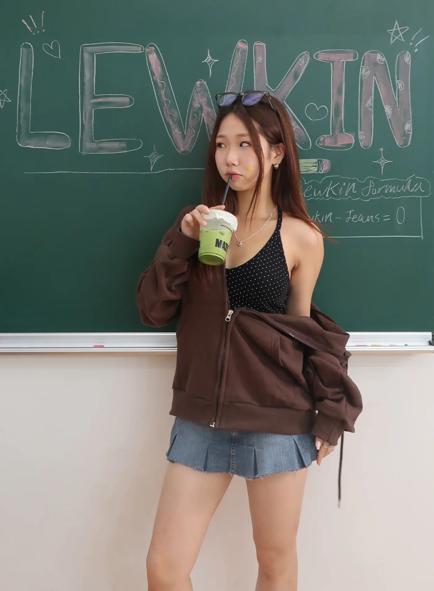 Graphic Oversize Zip-Up Hooded Jacket IM528