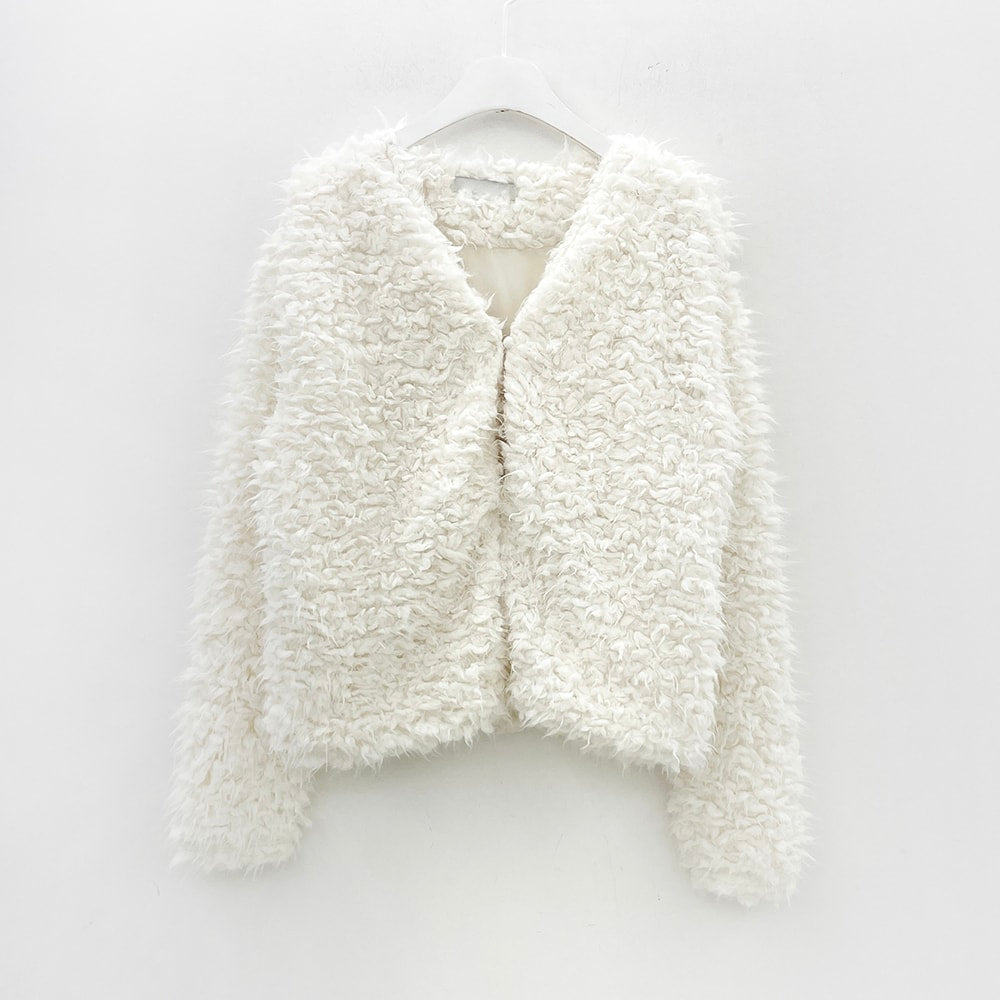 Fuzzy Wrap Tie Cardigan