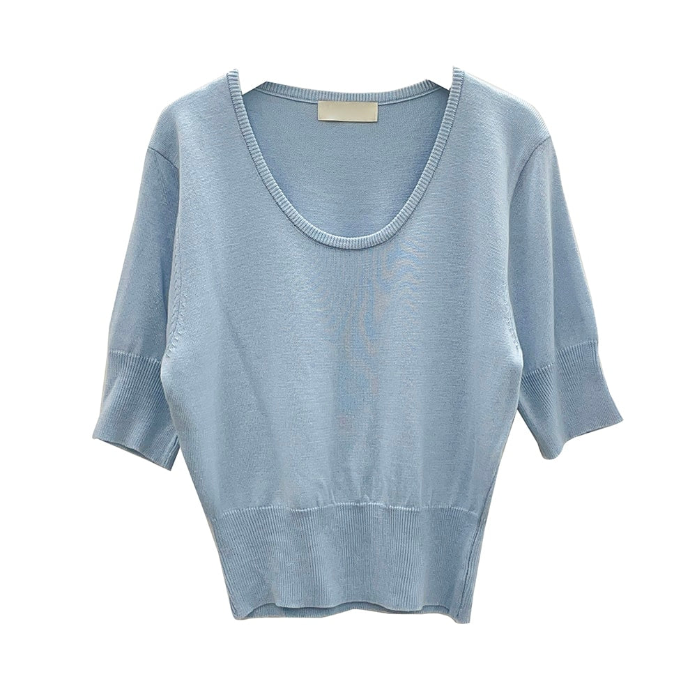 Scoop Neck Knit U1502