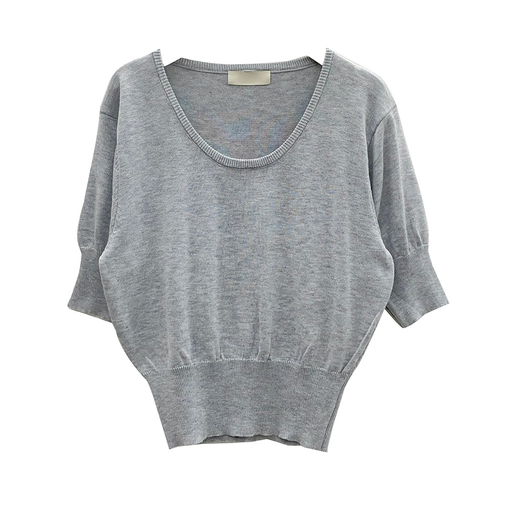 Scoop Neck Knit U1502
