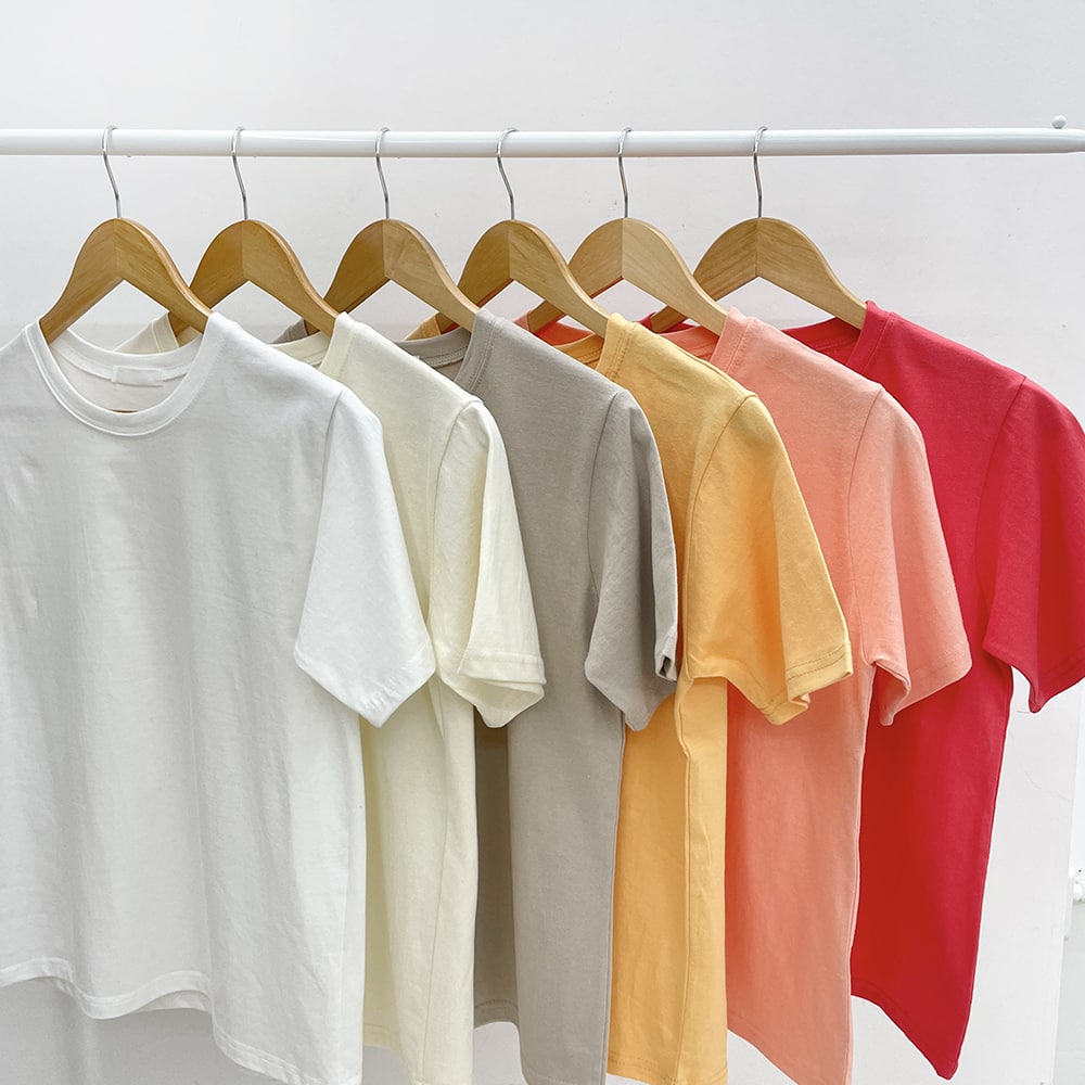 Cotton Short Sleeve Cropped T Shirt M5