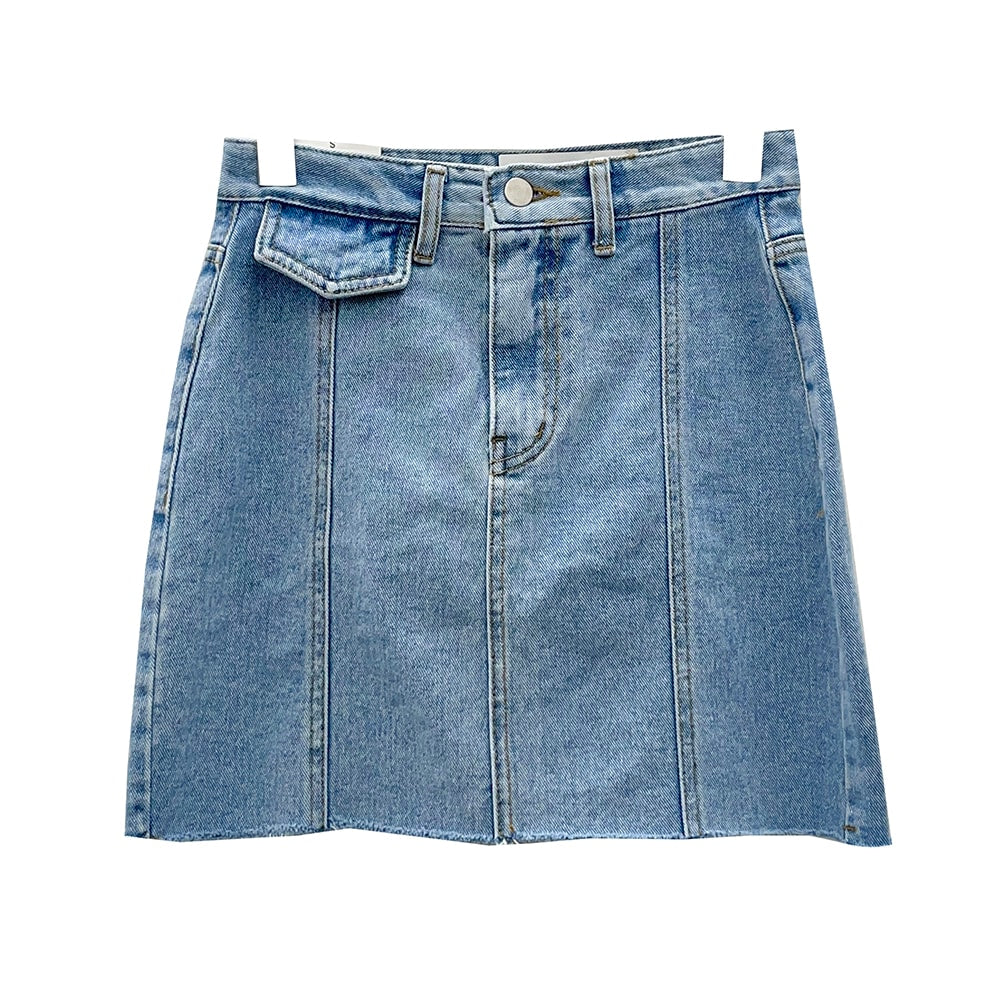 Denim Mini Skirt OM17