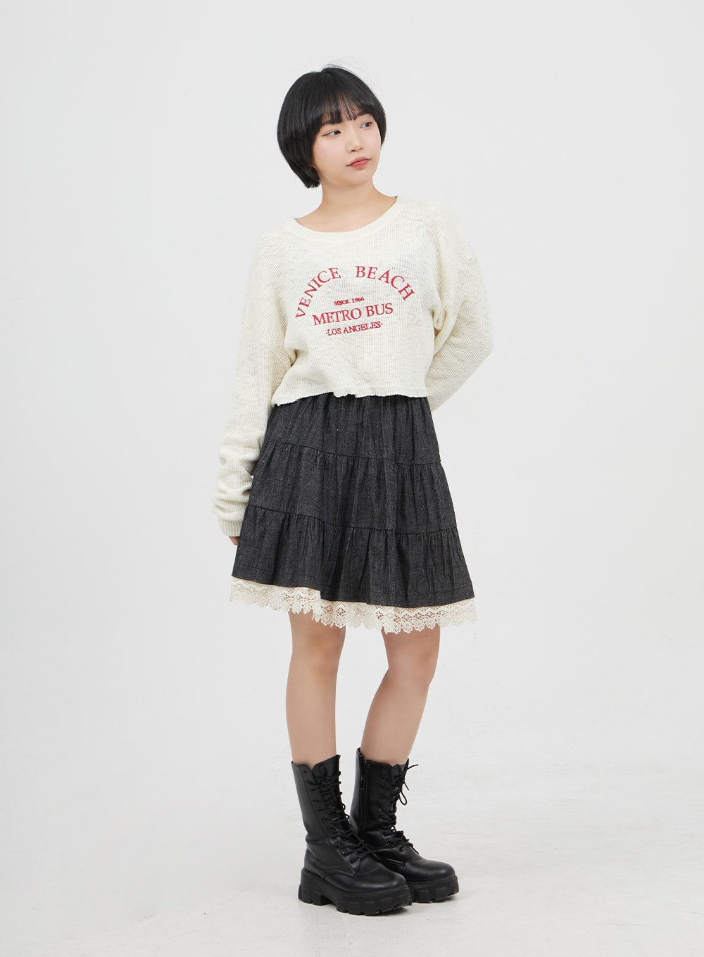 Lace Mini Skirt BM314