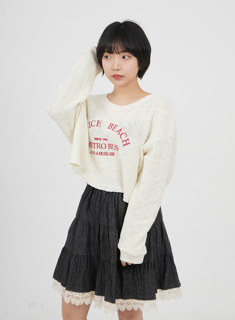 Lace Mini Skirt BM314