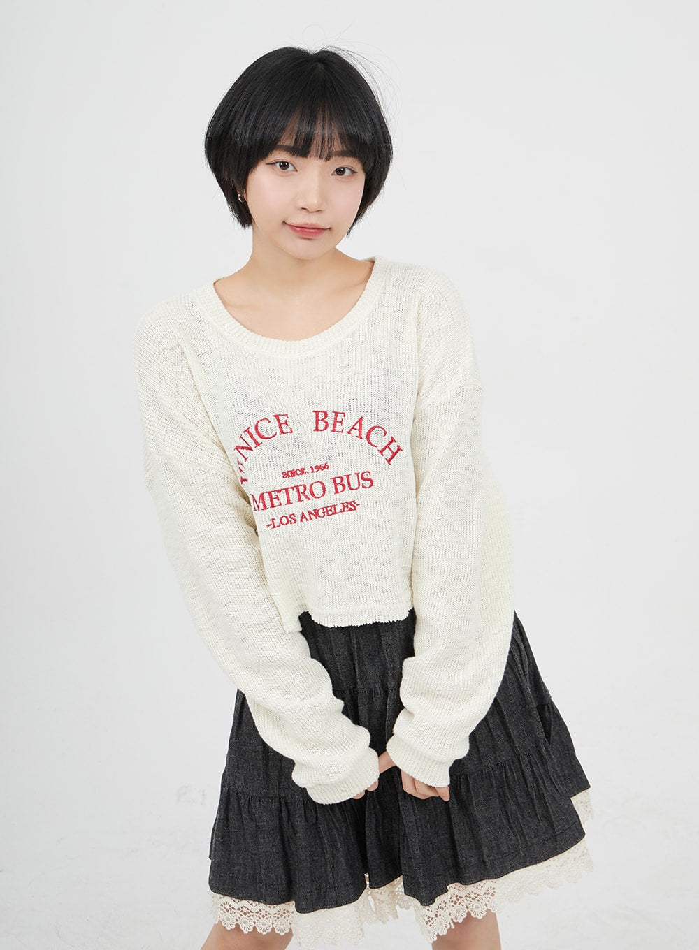 Lace Mini Skirt BM314