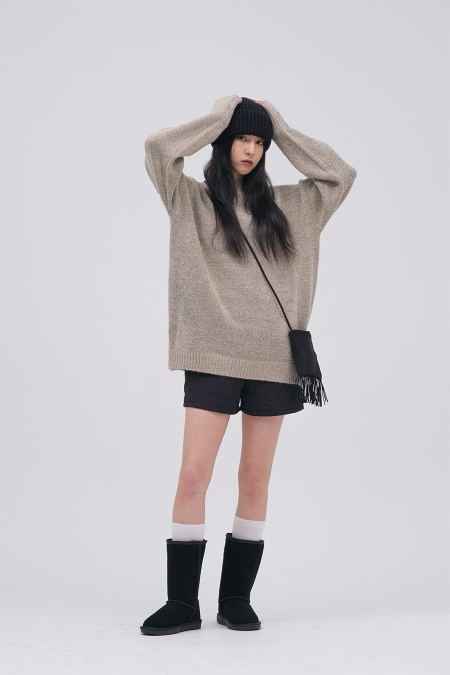 Oversize Round Neck Knit Unisex CN17
