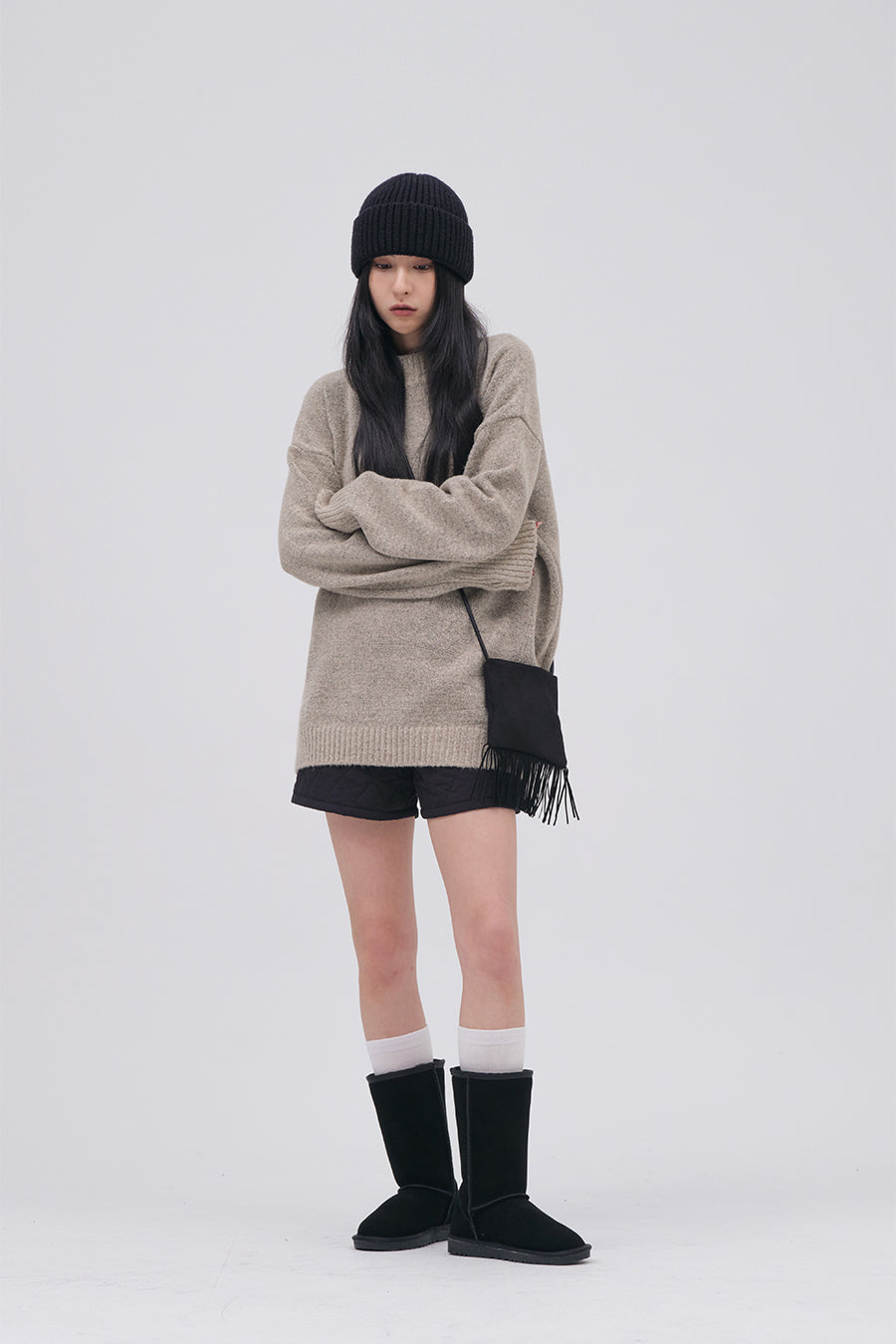 Oversize Round Neck Knit Unisex CN17