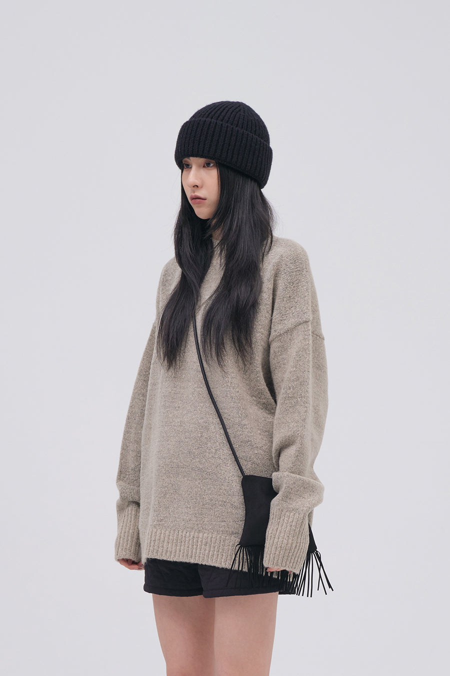 Oversize Round Neck Knit Unisex CN17
