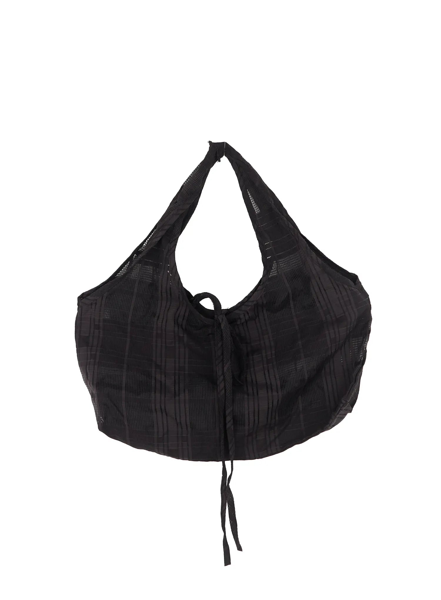 Black Mesh Plaid Shoulder Bag CL502