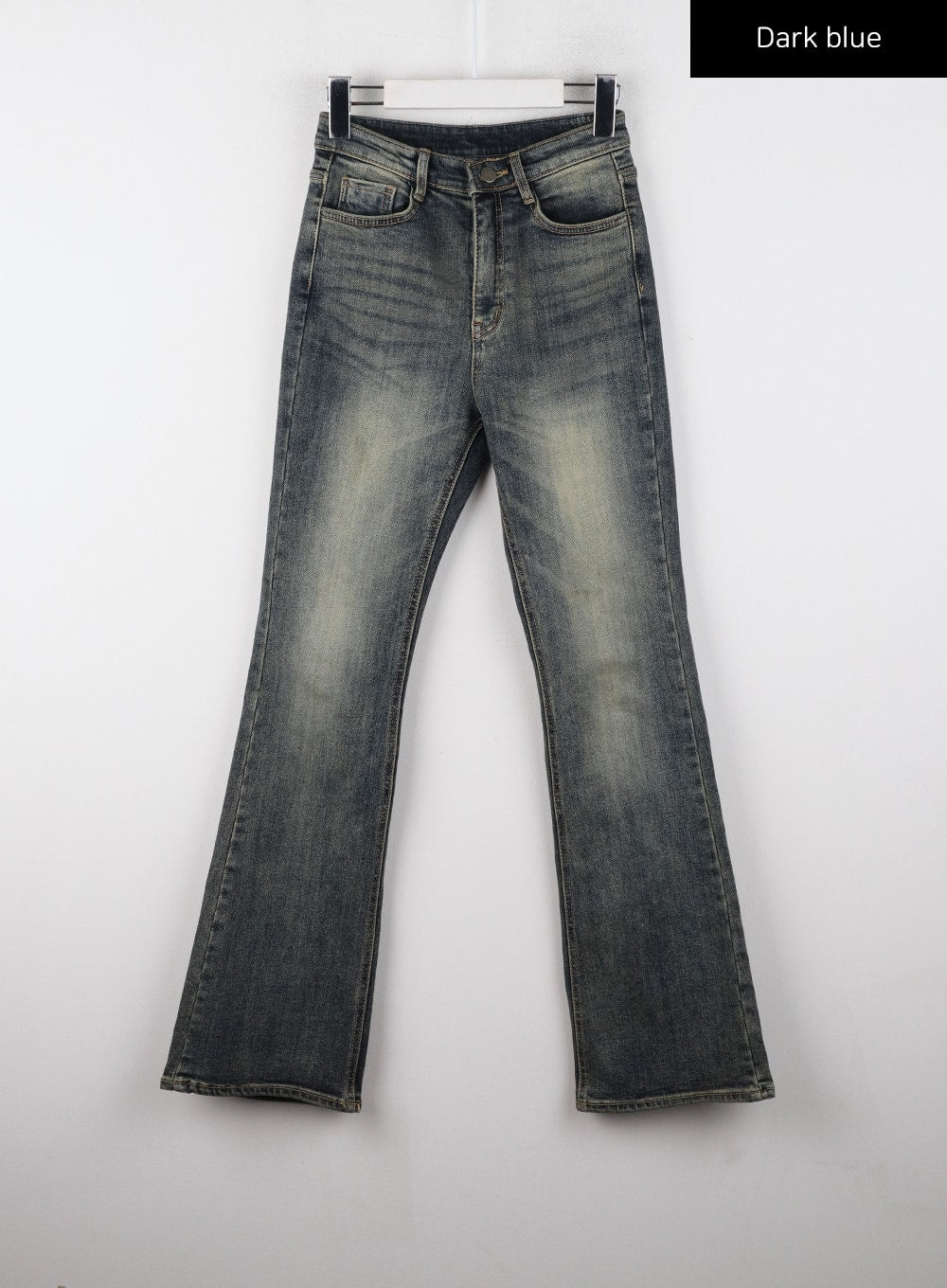 Denim Mid-Waist Flared Jeans CD322