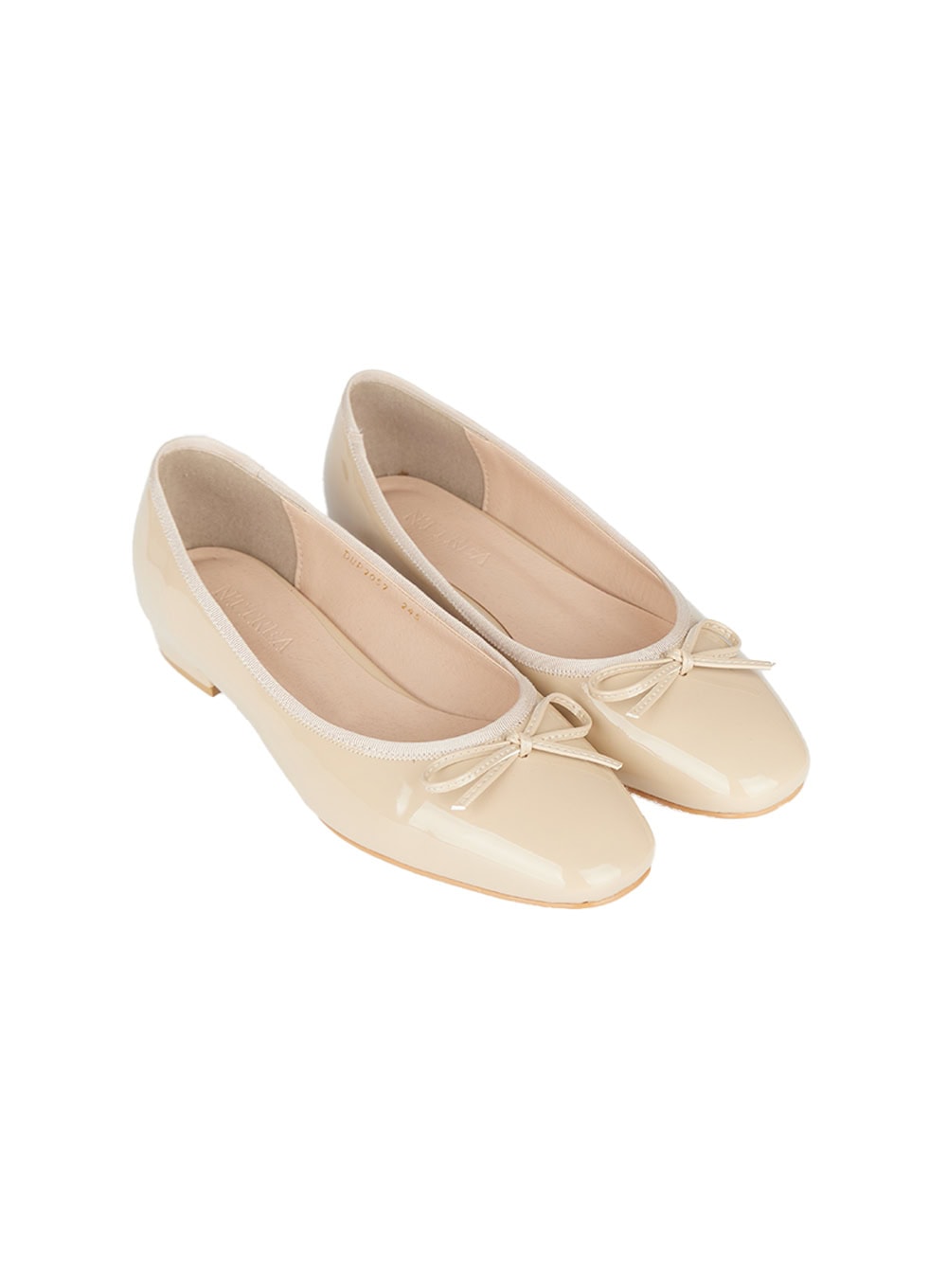 Ribbon Gloss Ballet Flats CY515