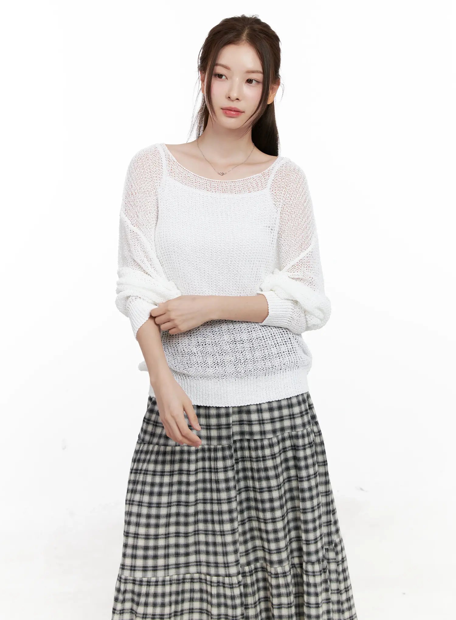 Summer Loose-Fit Long Sleeve Knit CL523