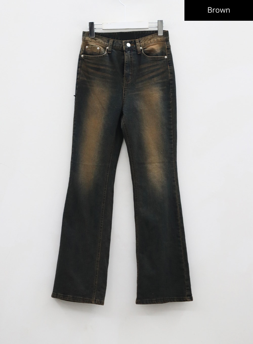 Vintage Washing Bootcut Jeans CD02