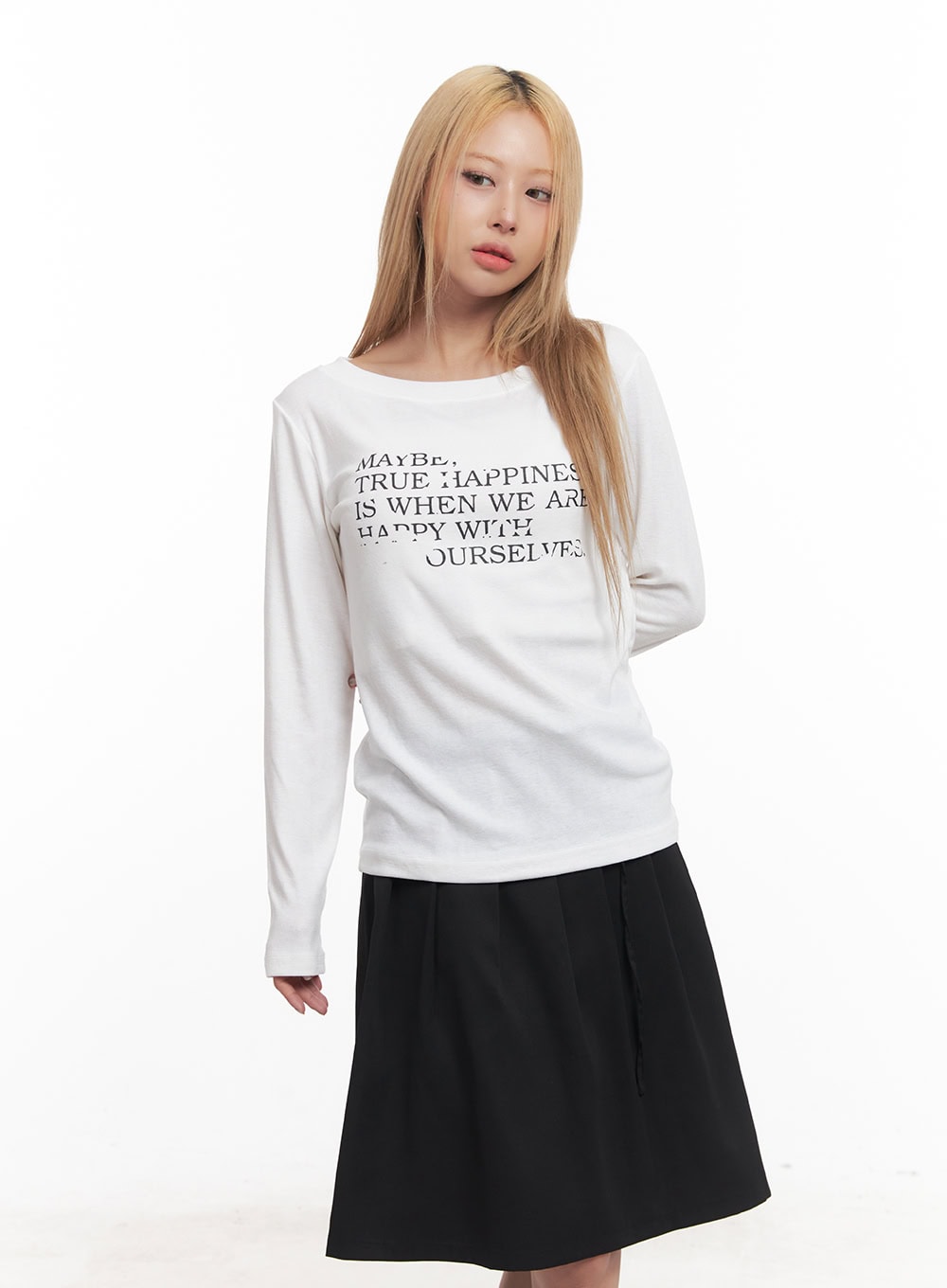 Graphic Comfort Long-Sleeve Top CM506