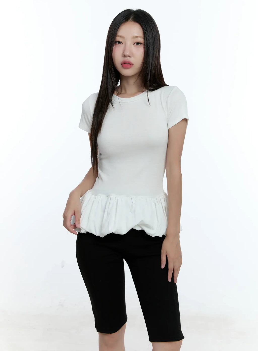 Balloon-Fit Mini Dress CU527