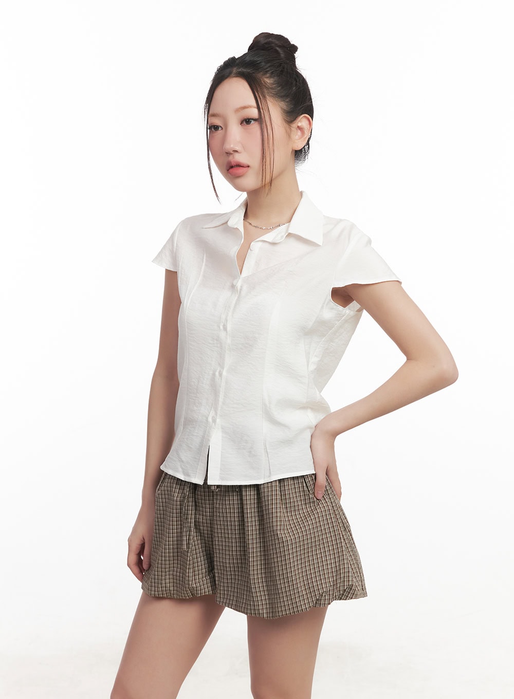 Timeless Collared Button-Up Shirt CM531