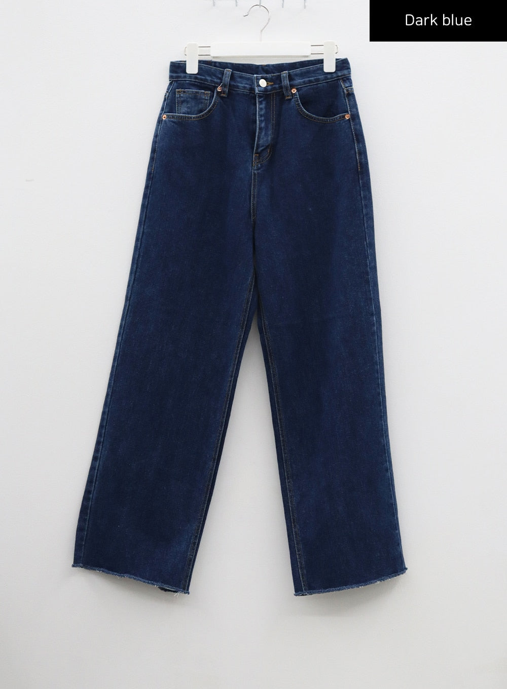 Wide Leg Dark Wash Jeans CF323