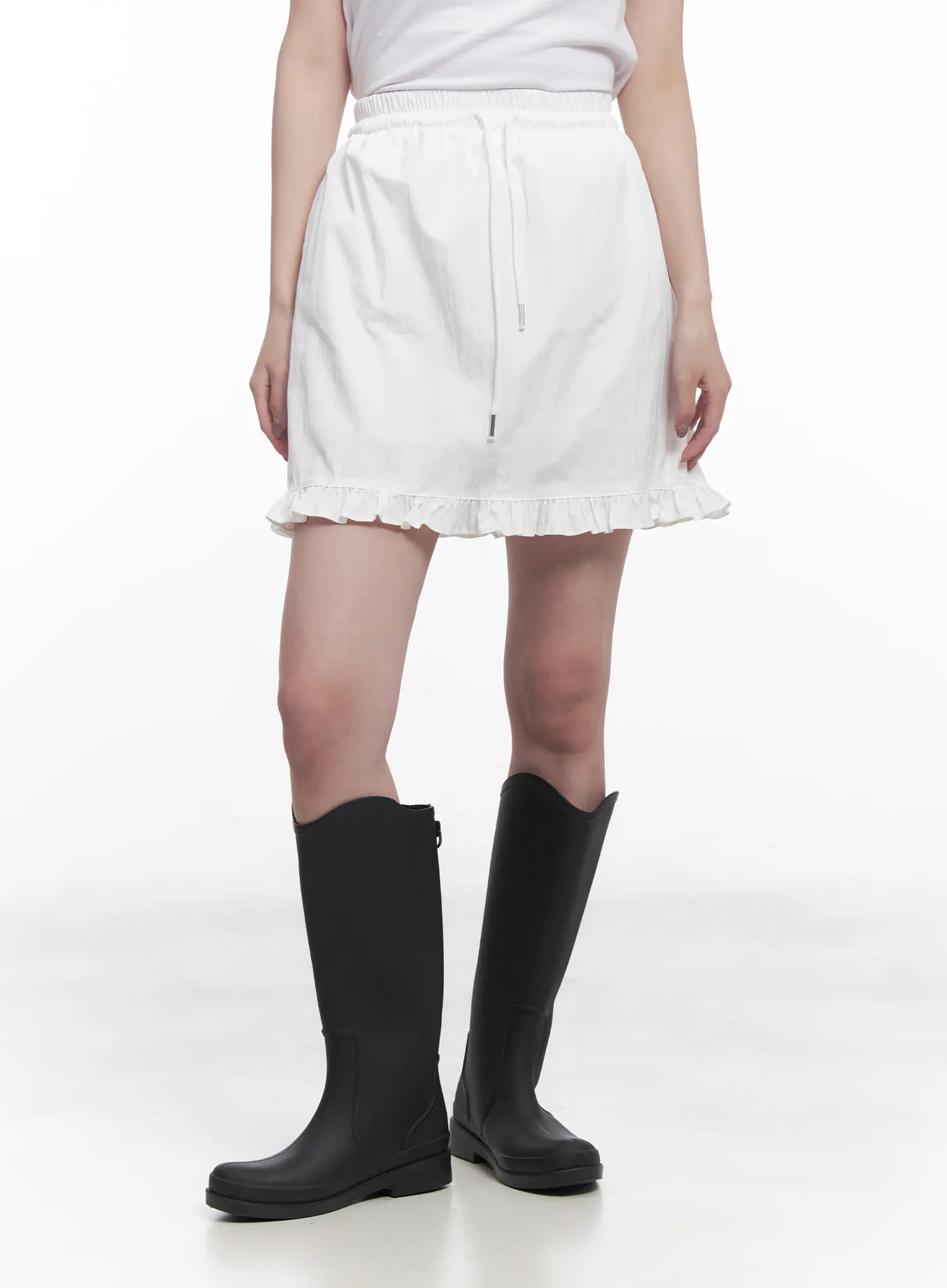 Frill Trim Mini Skirt CU523