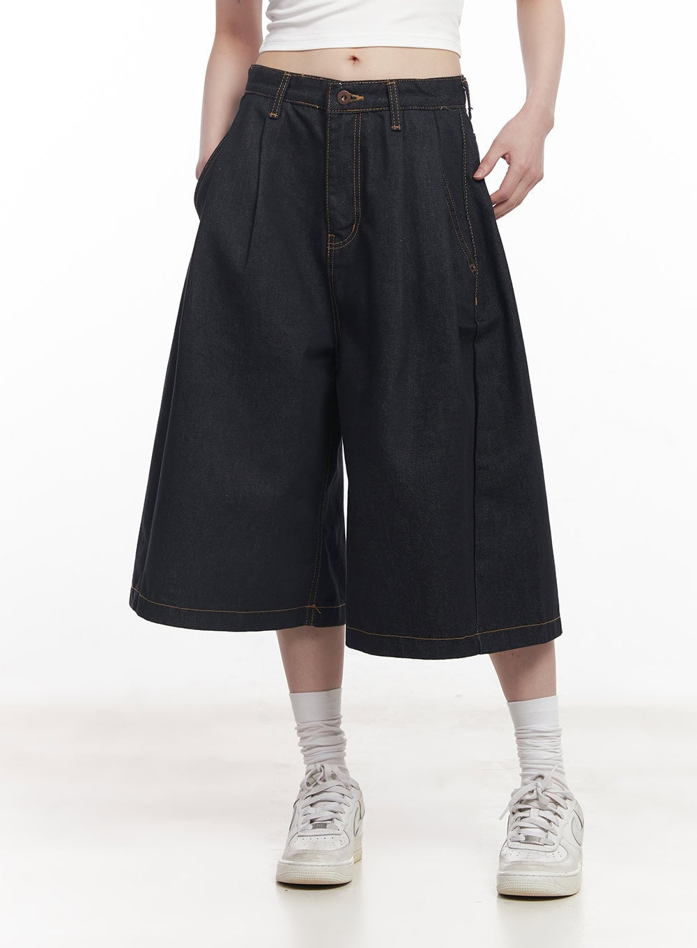 Alli No-Fade Wide-Leg Jorts CY520