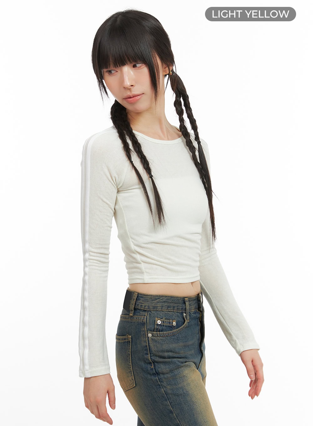 Rayon Sheer Crop Top CG419