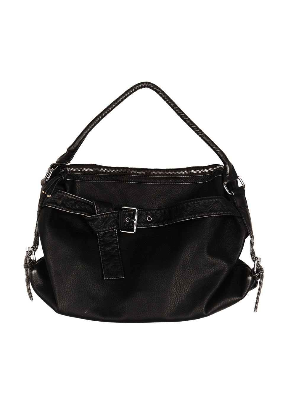 Buckle Faux-Leather Shoulder Bag CM503