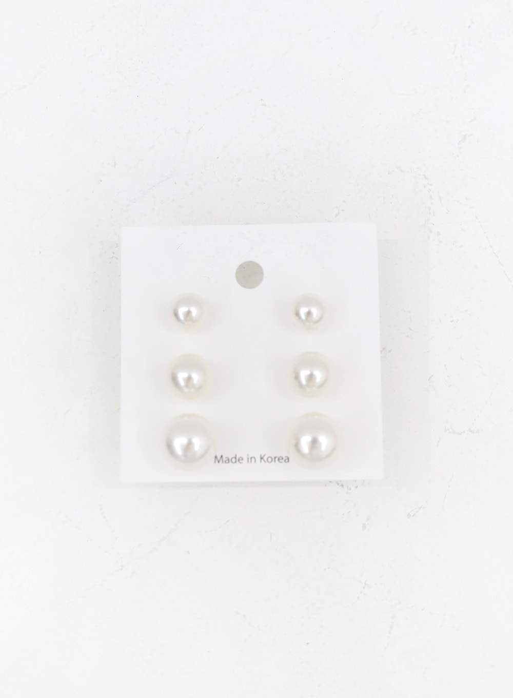 Simple Pearl Earrings Set OU7