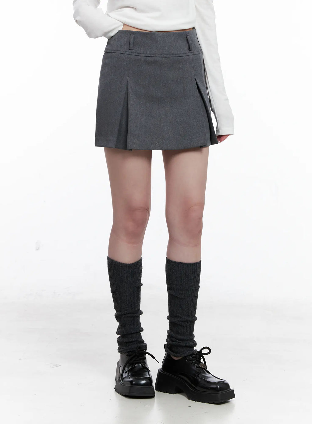 Casual Pleated Mini Skirt CS529