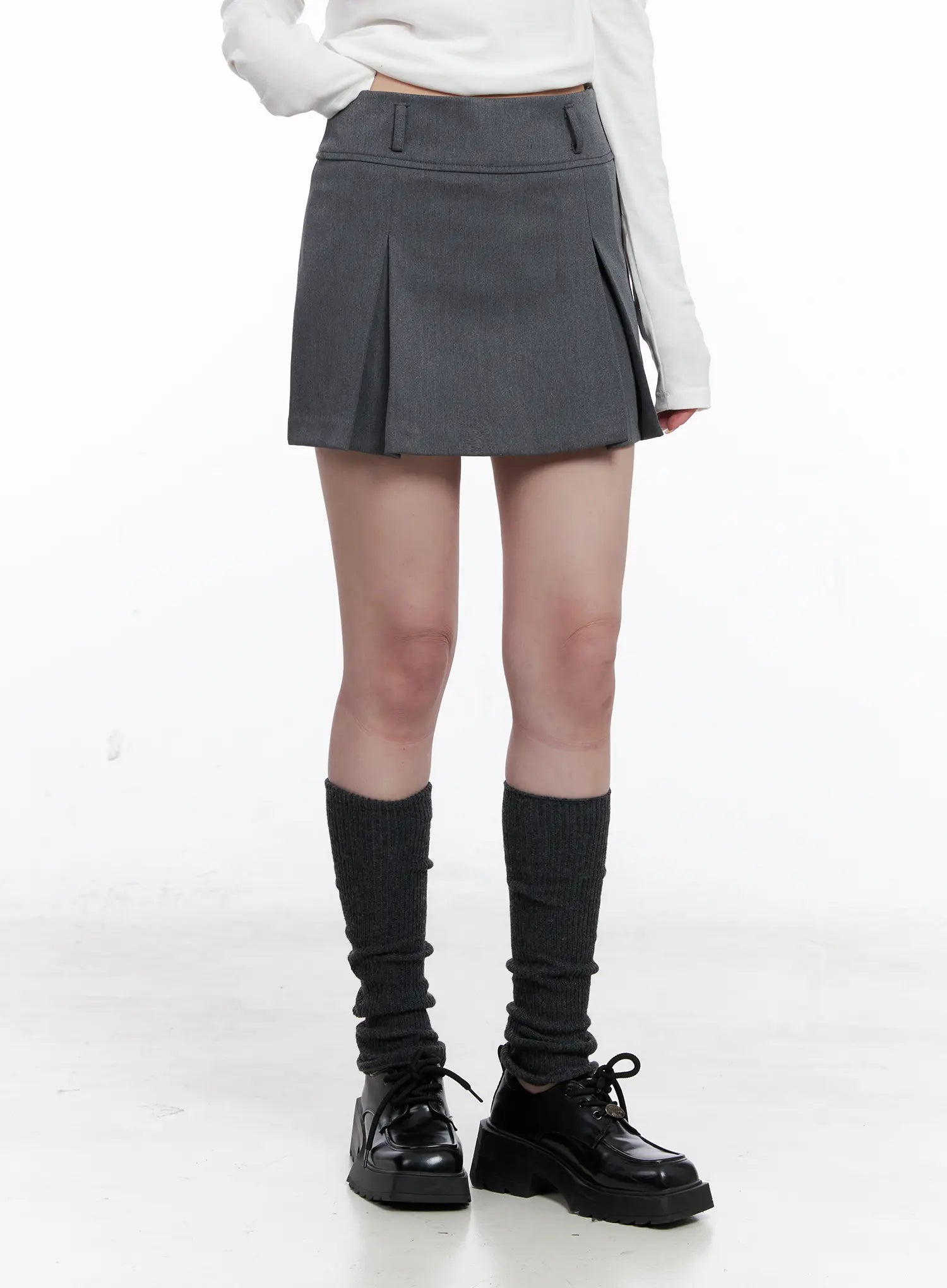 Casual Pleated Mini Skirt CS529