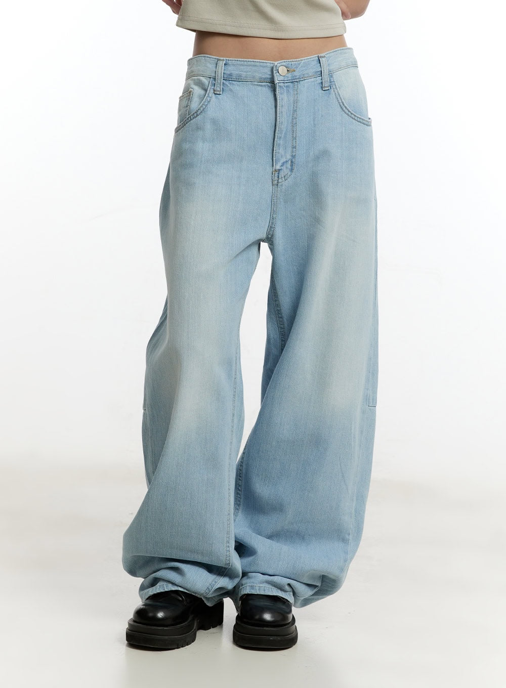 Nevara Washed Baggy Jeans CY501