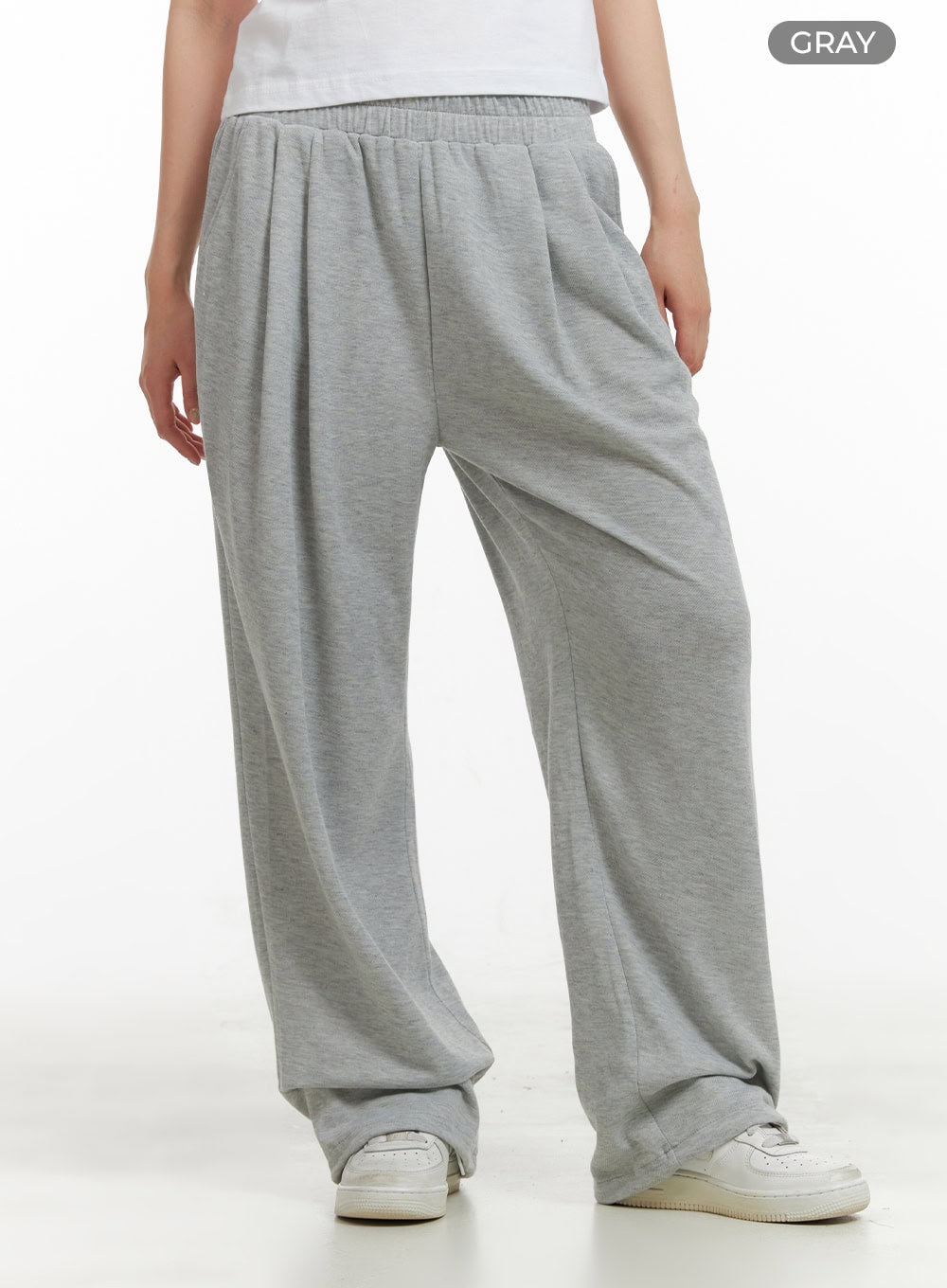 Pintuck Banded Sweatpants CU424