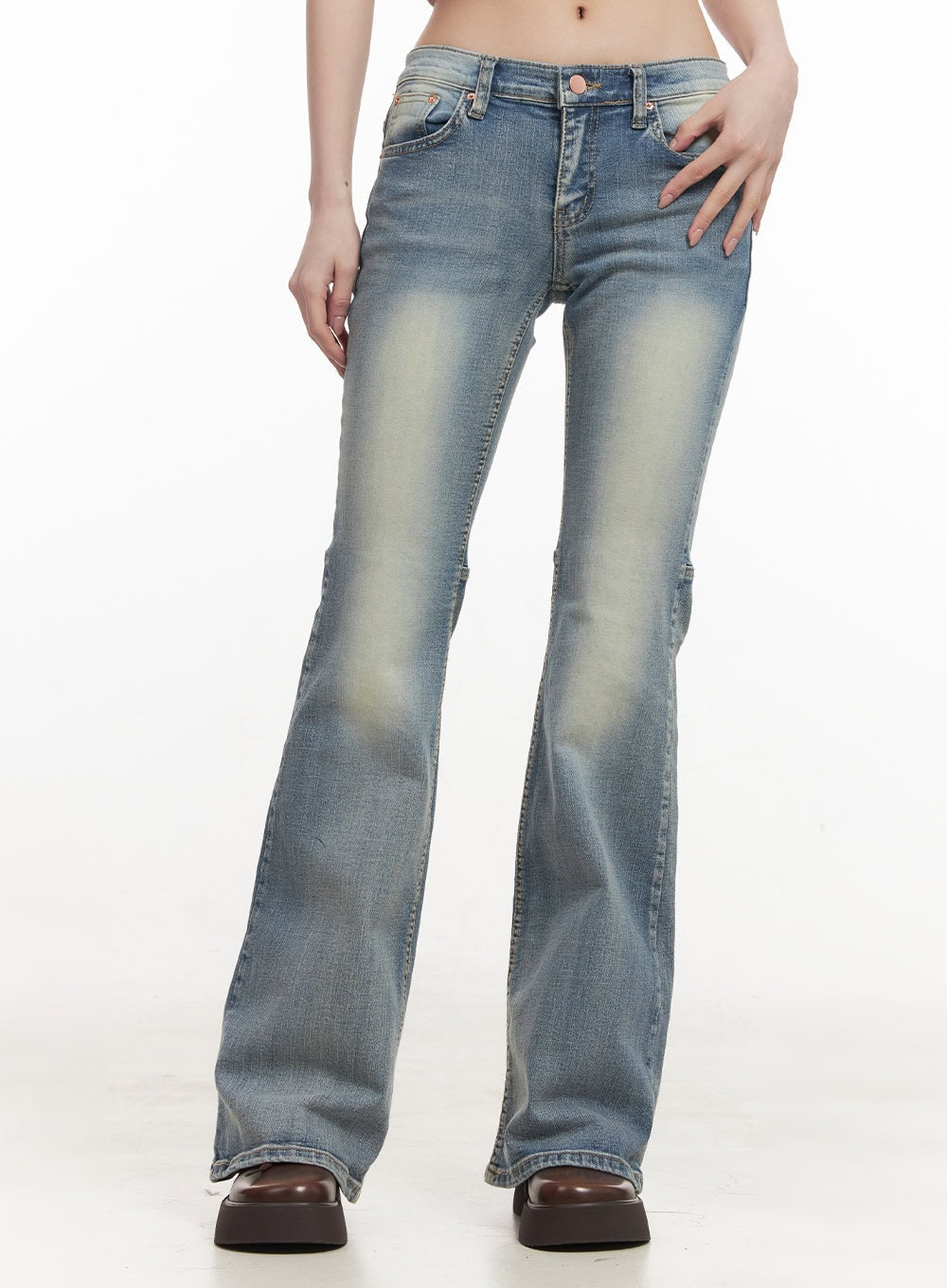Tracy Washed Bootcut Jeans CF513