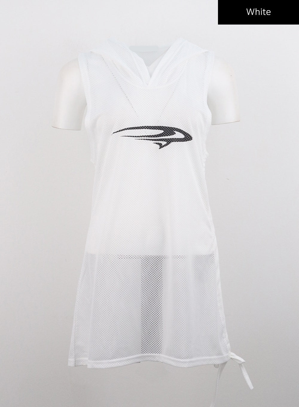 Graphic Hooded Sleeveless Top CG314