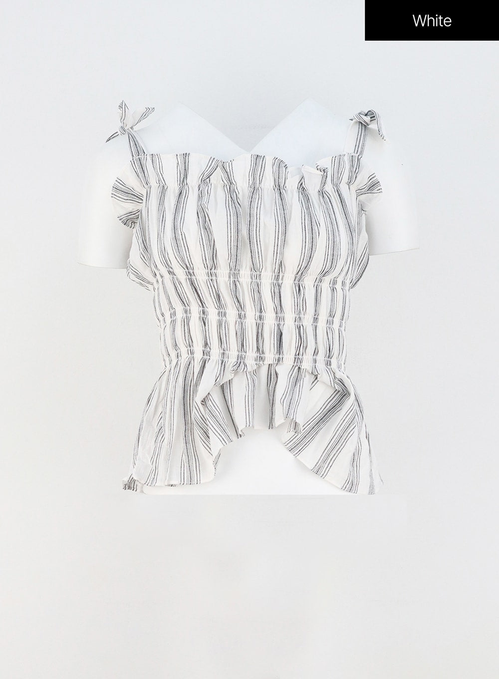 Stripe Frill Top OY326