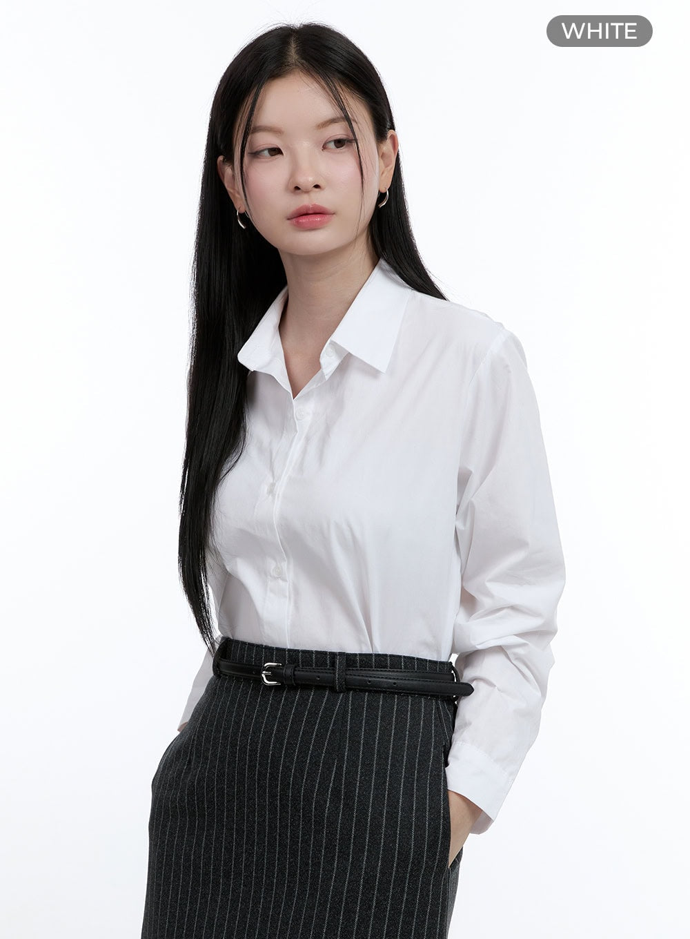 Solid Basics Long-Sleeve Shirt OO429