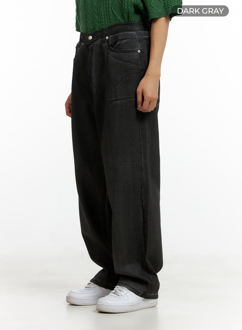 Men's Denim-Washed Loose Fit Jeans CL429