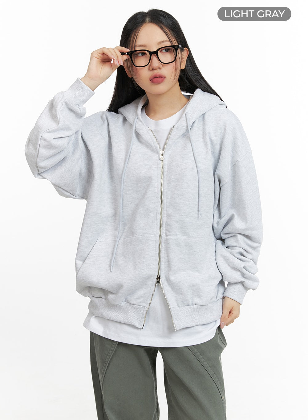 Drawstring Hoodie Jacket CM419