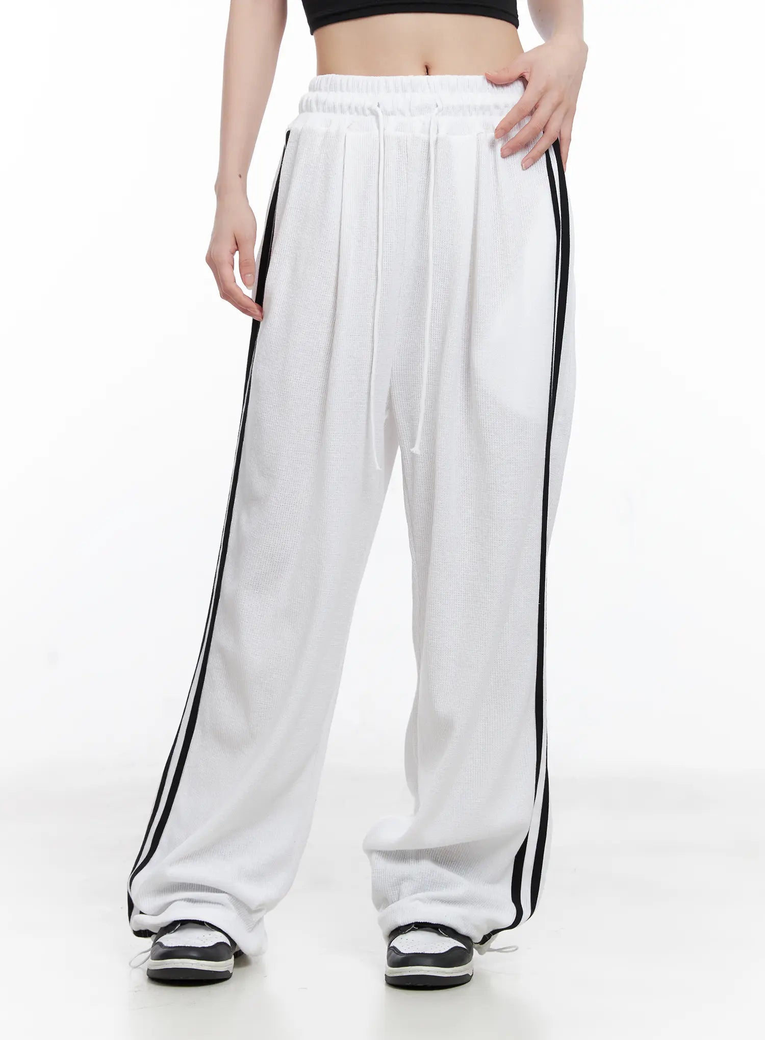 Waffle Knit Track Sweatpants CG525