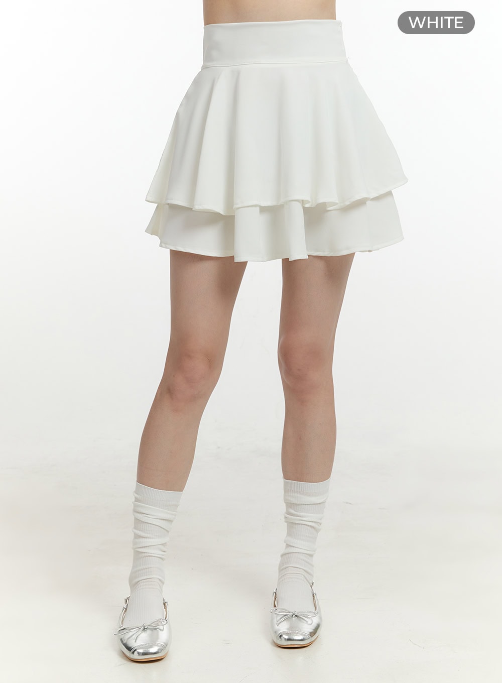 Flare Ruffle Mini Skirt OL423