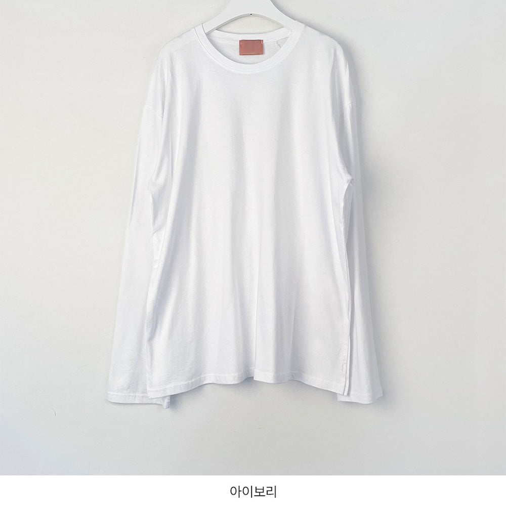 Side Slit Layered Basic T