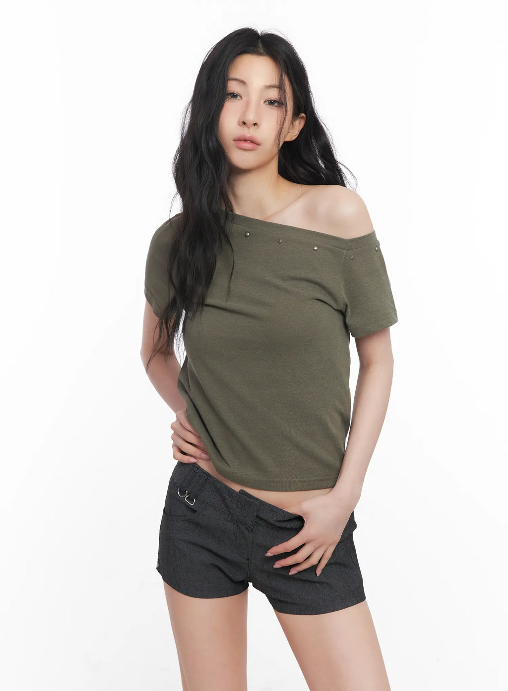 Edgy One-Shoulder Top CU511