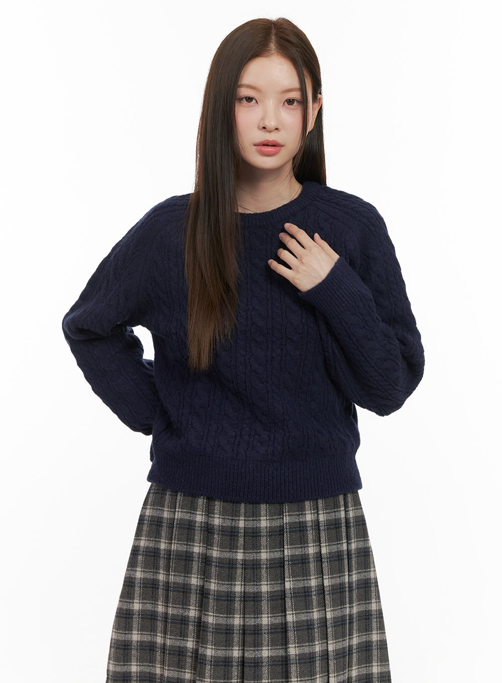 Cable Knit Essential Sweater OD412
