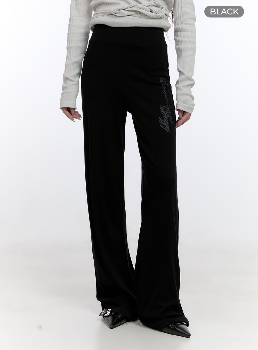 Straight-Fit Printed Sweatpants CO418