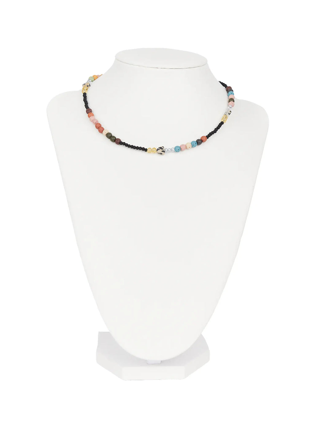 Multicolor Beaded Choker Necklace CO513