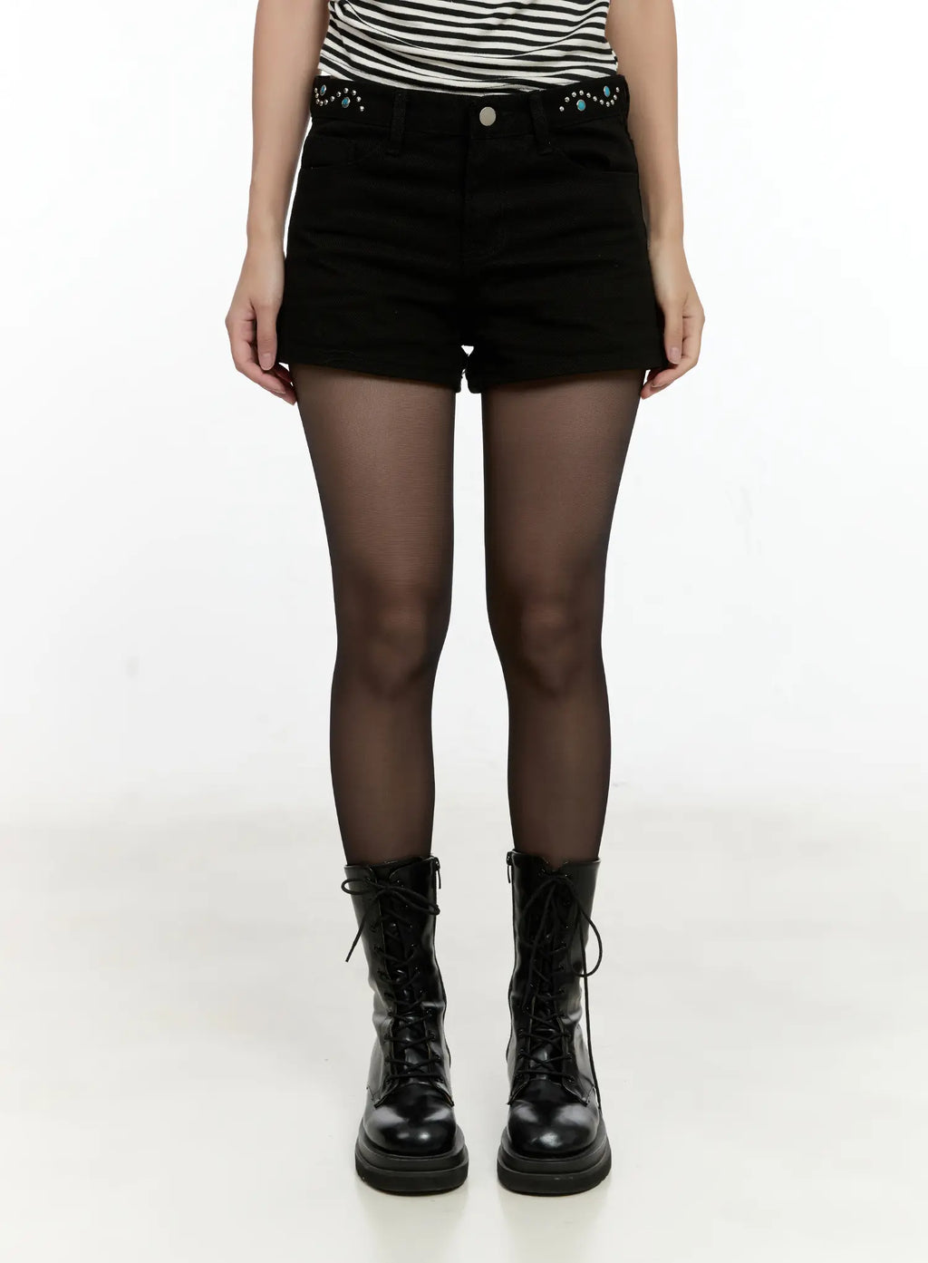 Studded Casual Shorts CG501