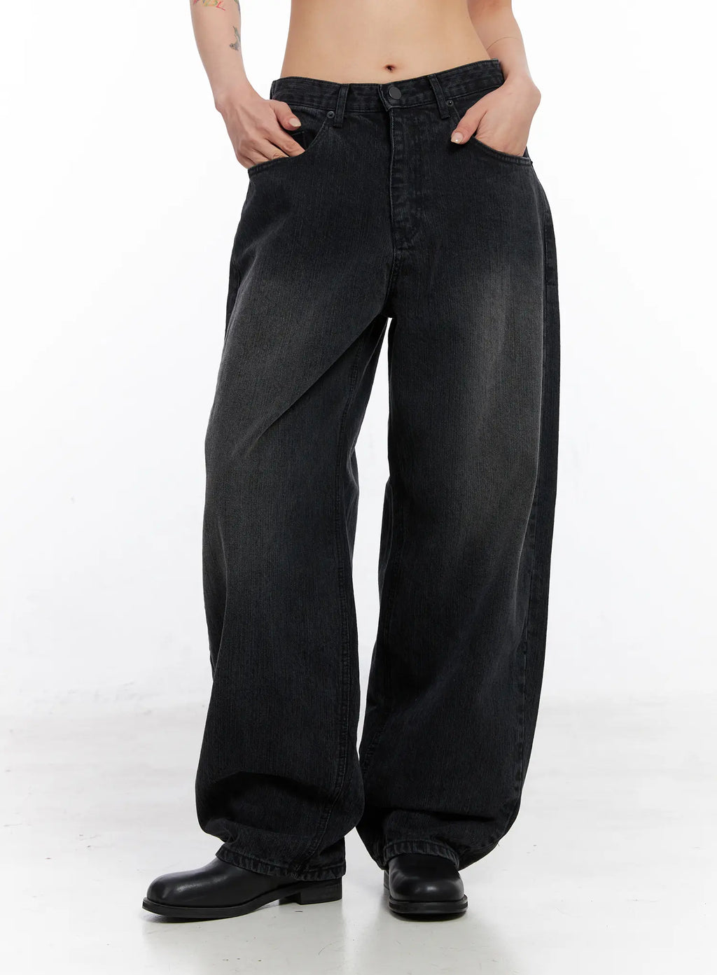 Ivey Washed Baggy Jeans CC1809